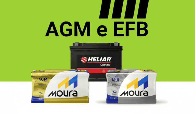 Baterias Start-Stop AGM e EFB em Porto Alegre